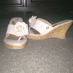 Born drilles wedge sandals